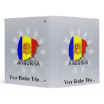 Andorra Flag Map 2.0 binders