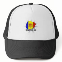Andorra Flag Map 2.0 Hats