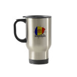Andorra Flag Map 2.0 Mugs