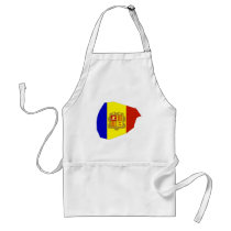 Andorra flag map aprons by FlagStore Andorra flag map aprons