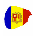Andorra flag map t-shirts