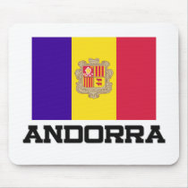 Andorra Flag Mouse Mats