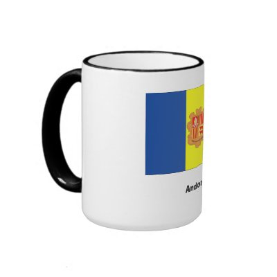 Andorra Flag Mug by jacinto888