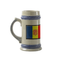 Andorra Flag Coffee Mugs