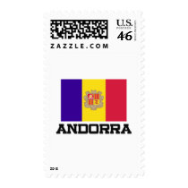 Andorra Flag postage