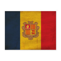 Andorra Flag Post Cards