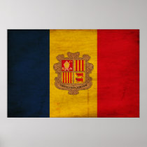Andorra Flag Poster