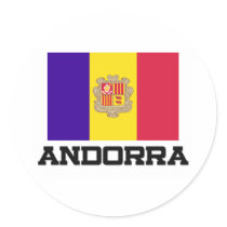 Andorra Flag stickers
