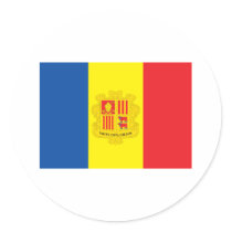 Andorra Flag stickers by teyes143 Andorra Flag stickers