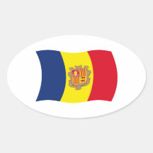 Andorra Flag Sticker