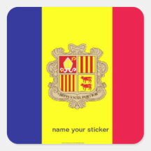 Andorra flag sticker