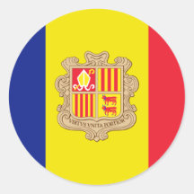 Andorra Flag Stickers
