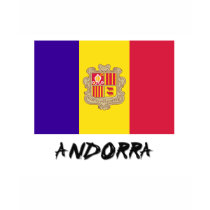 Andorra Flag t-shirts by flagshirt Andorra Flag t-shirts