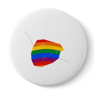 ANDORRA GAY PRIDE PINBACK BUTTON by gay_pride