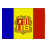 Andorra High quality Flag Greeting Cards