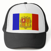 Andorra High quality Flag Mesh Hats