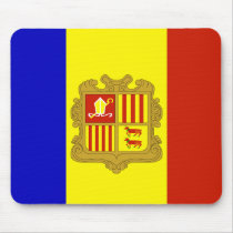 Andorra High quality Flag Mouse Pad