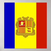 Andorra High quality Flag Posters