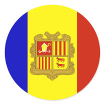 Andorra High quality Flag Sticker