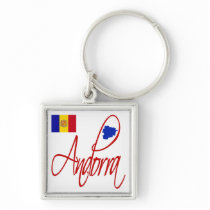 Andorra Keychain