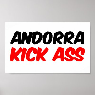 Andorra Kick Ass Poster by repofcountries