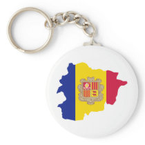 Andorra map AD Keychains