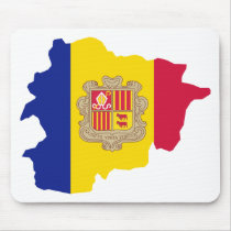 Andorra map AD Mouse Pad