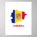 ANDORRA MAP POSTER