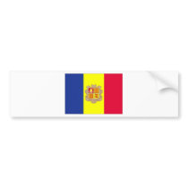 Andorra National Flag Bumper Stickers