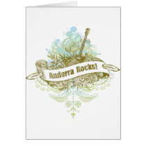 Andorra Rocks Greeting Card