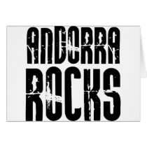 Andorra Rocks Greeting Card