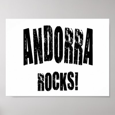 Andorra Rocks! Print by repofcountries