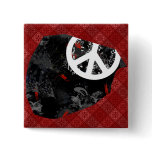 Andorra Trendy Peace Sign with Andorran map buttons