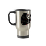 Andorra Trendy Peace Sign with Andorran map mugs