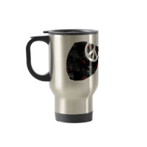 Andorra Trendy Peace Sign with Andorran map Coffee Mug
