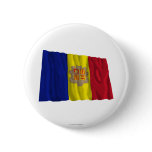 Andorra Waving Flag Pin