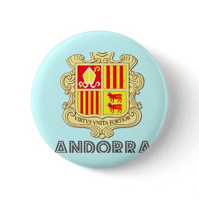 Andorran Emblem Button by FlagStore