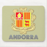Andorran Emblem Mouse Mat