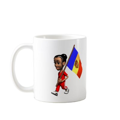 Andorran Girl Coffee Mug by worldtees