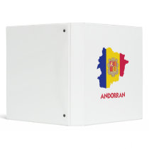 ANDORRAN MAP VINYL BINDER