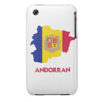 ANDORRAN MAP CASE-MATE IPHONE 3 CASES