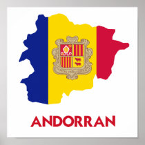 ANDORRAN MAP POSTERS