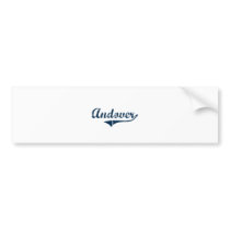 Andover Connecticut Classic Design Bumper Stickers