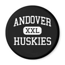 Andover - Huskies - High - Andover Minnesota Fridge Magnets