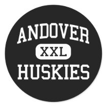 Andover - Huskies - High - Andover Minnesota Round Stickers