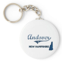 Andover New Hampshire City Classic Keychain