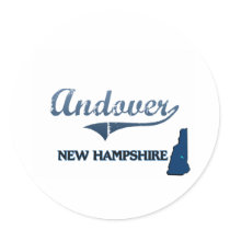 Andover New Hampshire City Classic Sticker