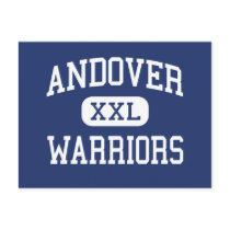 Andover - Warriors - High - Andover Massachusetts Post Cards