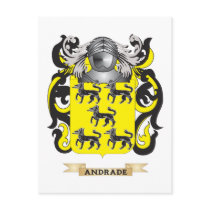 Andrade Coat of Arms (Family Crest) Post Card