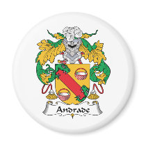 Andrade Family Crest Fridge Magnet